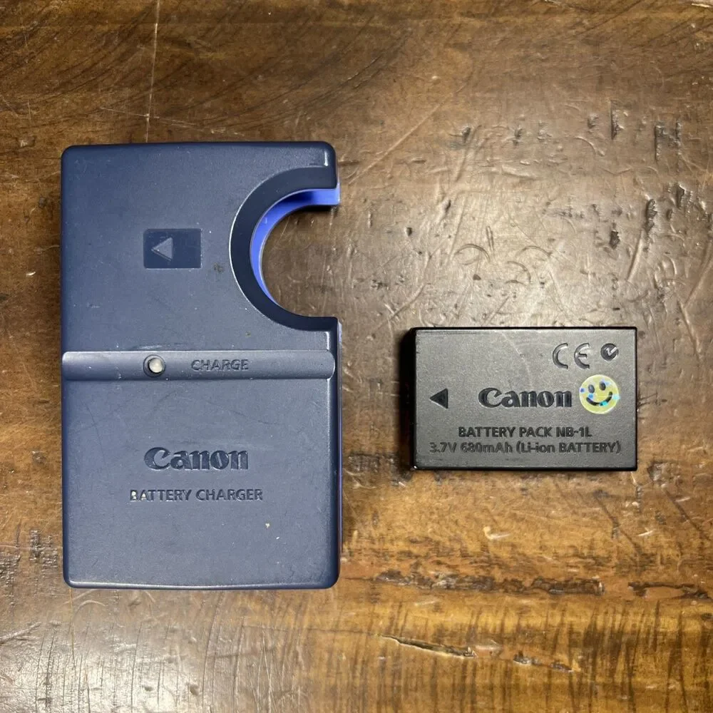 Genuine Canon CB-2LS Battery Charger for NB-1L NB-1LH Battery Powershot IXUS